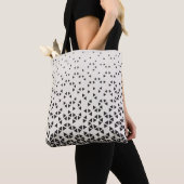 Abstract geometrisch ontwerp tote bag (Dichtbij)
