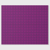 Abstract geometrisch Paars Cadeaupapier (Vlak)