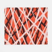 Abstract geometrisch papier: high-res textuur fleece deken (Voorkant (Horizontaal))