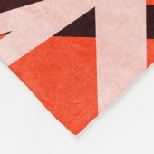 Abstract geometrisch papier: high-res textuur fleece deken (Hoek)