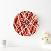 Abstract geometrisch papier: high-res textuur grote klok (Huis)