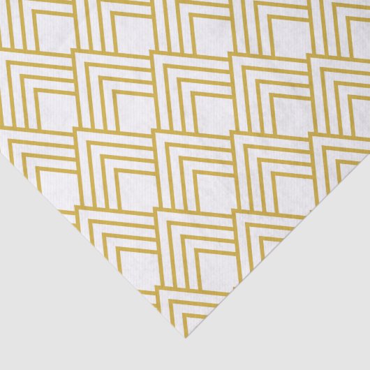 Abstract geometrisch papier, wit papier en goudpap (Detail)