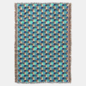 Abstract geometrisch patroon 1192 - Gooi Deken (Voorkant Verticaal)