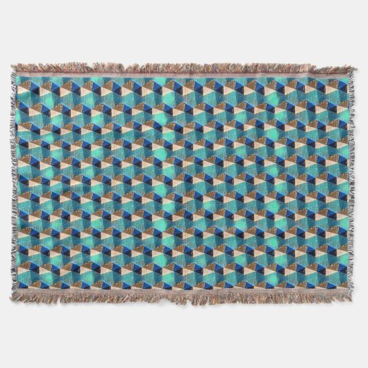 Abstract geometrisch patroon 1192 - Gooi Deken (Voorkant)