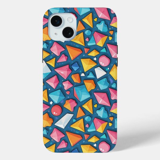 Abstract geometrisch patroon 16 - iPhone Case (Achterkant)