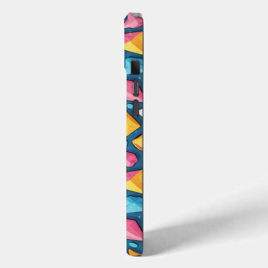 Abstract geometrisch patroon 16 - iPhone Case (Achterkant / Links)