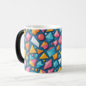 Abstract geometrisch patroon 16 - Koffie Mok (Voorkant links)