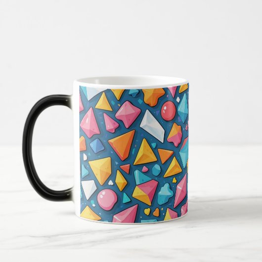 Abstract geometrisch patroon 16 - Koffie Mok (Links)