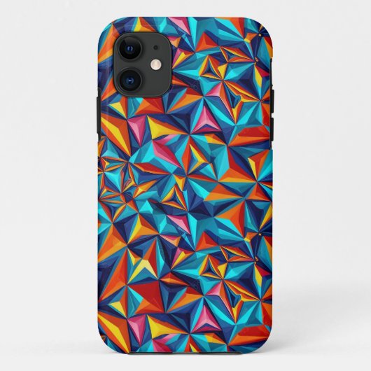Abstract geometrisch patroon 18 - iPhone Case (Achterkant)