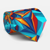 Abstract geometrisch patroon 18 - Mannen Stropdas (Opgerold)