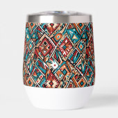 Abstract geometrisch patroon 19 - Waterfles (Voorkant)