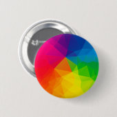 Abstract geometrisch patroon 1 ronde button 5,7 cm (Voorkant /achterkant)