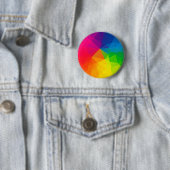 Abstract geometrisch patroon 1 ronde button 5,7 cm (In situ)