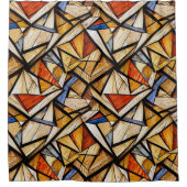 Abstract geometrisch patroon 20 - Douchegordijn (Voorkant)