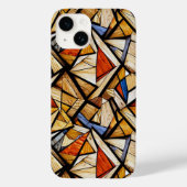 Abstract geometrisch patroon 20 - iPhone Case (Achterkant)