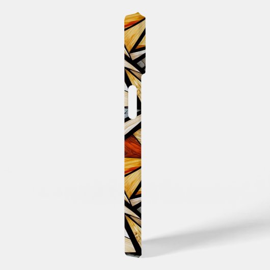 Abstract geometrisch patroon 20 - iPhone Case (Achterkant / Rechts)