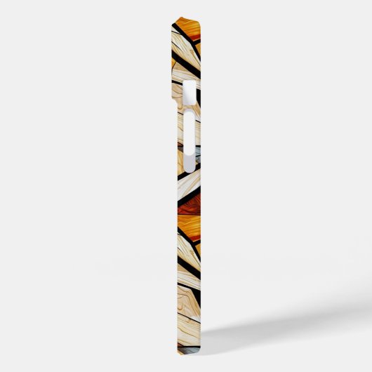 Abstract geometrisch patroon 20 - iPhone Case (Achterkant / Links)