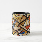 Abstract geometrisch patroon 20 - Koffie Mok (Midden)