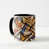 Abstract geometrisch patroon 20 - Koffie Mok (Voorkant links)