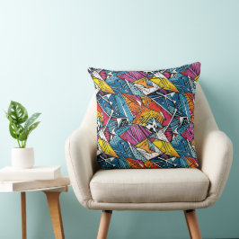 Abstract geometrisch patroon 21 - Sierkussen