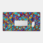 Abstract geometrisch patroon 22 - Desk Mat (Keyboard & Muis)