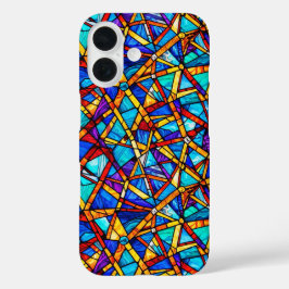 Abstract geometrisch patroon 22 - iPhone Case