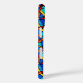 Abstract geometrisch patroon 22 - iPhone Case (Achterkant / Rechts)