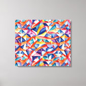 Abstract geometrisch patroon 23 - Canvas Print (Voorkant)
