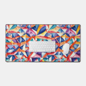 Abstract geometrisch patroon 23 - Desk Mat (Keyboard & Muis)