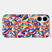 Abstract geometrisch patroon 23 - iPhone Case (Achterkant (horizontaal))