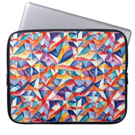 Abstract geometrisch patroon 23 - Laptophoes Laptop Sleeve