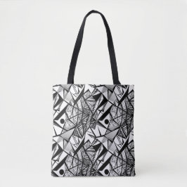 Abstract geometrisch patroon 24 - Canvas tas