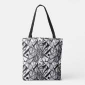 Abstract geometrisch patroon 24 - Canvas tas (Achterkant)