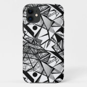 Abstract geometrisch patroon 24 - iPhone Case (Achterkant)