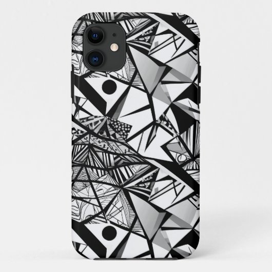 Abstract geometrisch patroon 24 - iPhone Case (Achterkant)