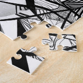 Abstract geometrisch patroon 24 - Puzzel (Zijkant)