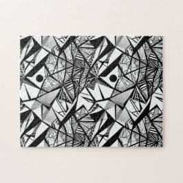 Abstract geometrisch patroon 24 - Puzzel
