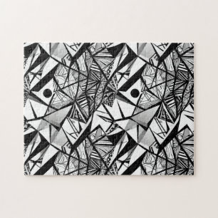 Abstract geometrisch patroon 24 - Puzzel