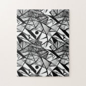Abstract geometrisch patroon 24 - Puzzel (Verticaal)