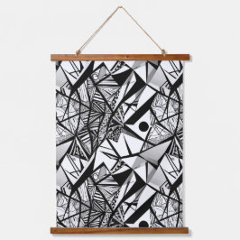 Abstract geometrisch patroon 24 - Wandtapijt Hangend Wandkleed