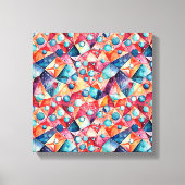 Abstract geometrisch patroon 29 - Canvas Print (Voorkant)