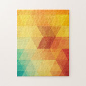 Abstract geometrisch patroon 2 legpuzzel (Verticaal)