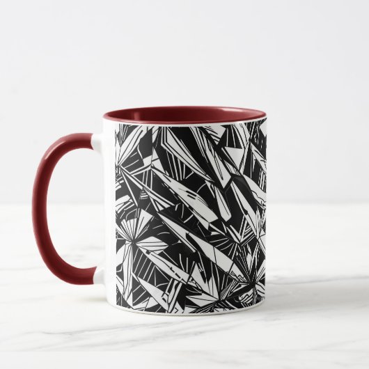 Abstract geometrisch patroon 30 - Koffie Mok (Links)