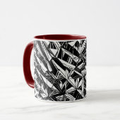 Abstract geometrisch patroon 30 - Koffie Mok (Voorkant links)