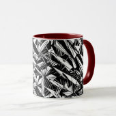 Abstract geometrisch patroon 30 - Koffie Mok (Voorkant rechts)