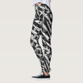 Abstract geometrisch patroon 30 - Leggings (Links)