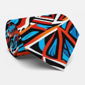 Abstract geometrisch patroon 31 - Stropdas (Opgerold)