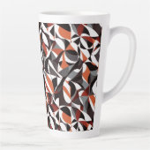 Abstract geometrisch patroon 32 - Latte Mok (Rechts)