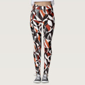Abstract geometrisch patroon 32 - Leggings (Voorkant)