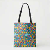 Abstract geometrisch patroon 33 - Canvas tas (Voorkant)